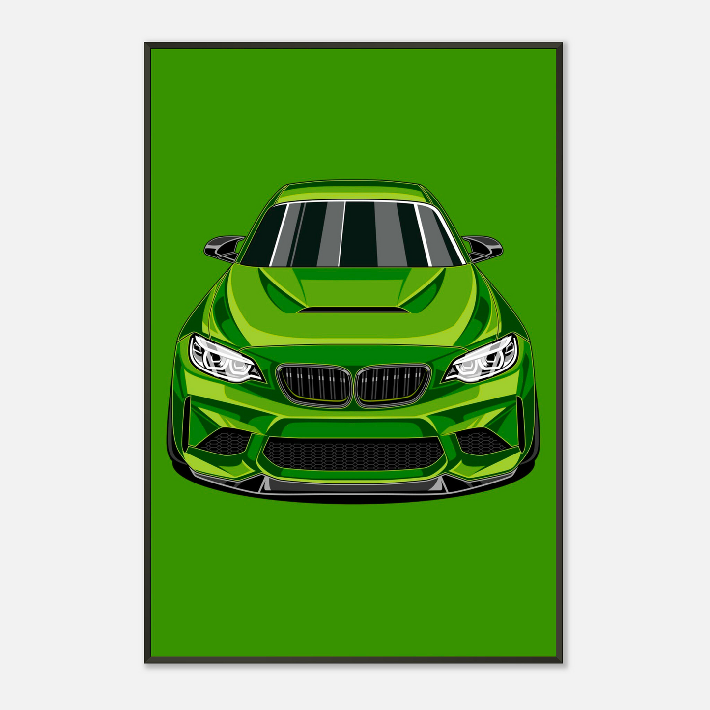 F87 Poster - Modern Sports Car Poster - Performance Illustration | Car Decoration for Fans